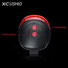 2017 Nuovo 5 LED Laser Beam MTB Mountain Bike Bike Coda posteriore Spia luminosa