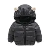 Baby Girls Jacket 2017 Autumn Winter Jacket For Girls Coat barn varm huva ytterkläder barn kläder spädbarn rock8506716