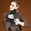 Hohe qualität 2018 neue herbst winter touchscreen handschuhe natürliche schafe haut verdickung weich und 100% echte lederhandschuhe