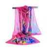 Mode Butterfly Print Sjaal Dame Elegante Chiffon Sjaal Scarve Wrap Pashmina Hoge Kwaliteit Print Hijab 10 Kleuren