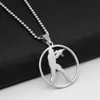 1 stks Rvs Anime Game CS Logo Charm Necklace Go Counter-Strike Logo Symbool Ketting Ronde Global Offensive Hanger Necklace