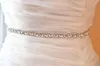 MissRdress Thin Wedding Dress Belt Sash Silver Crystal Diamond Rhinestones Bridal Belt Sash for Wedding Decoration YS8636317488