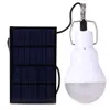 충전식 15W 130LM LED 전구 휴대용 태양열 패널 조명 태양 에너지 정원 램프 LED 조명 야외 캠핑 하이킹 전구 무료 배송