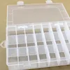 24 Compartment Storage Box Plastic Box Jewelry Earring Case For Collection Drawer Divider cosmetic organizer makeup organizer9126480
