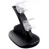 Dual LED USB Laddare Dock Docking Cradle Station Stand för trådlös Sony PlayStation 4 PS4 PRO Slim Xbox One Game Controller Laddning 30st