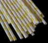 Disposable Bubble Tea Thick Rainbow Drinking Paper Straws Environment Friendly Kraft Paper Straw For Bar Birthday Wedding Party SN656