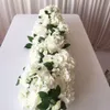 1ml x30cm w / peça flor linda para pivilon, passagem, palco, suporte, mesa corredor de mesa decoração