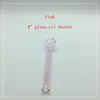 새로운 4 인치 Pyrex 유리 오일 버너 파이프 담배 흡연 액세서리 용 봉