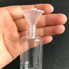 Transparente mini funis pequenos de plástico perfume líquido óleo essencial enchimento garrafa vazia embalagem cozinha barra jantar ferramenta