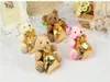 Creative Little Bear With Backpack Wedding Candy Bags For Baby Shown Wedding Decorations Party Favors Supplies 4 Colors In Stock