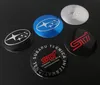 قطر 565 مم عجلات الألومنيوم إطارات المركز Cover Cover Cover Sticker Emblem Badge لـ Subaru Cars 4PCSSET5770699