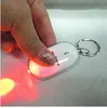 1pc LED Light Key Finder Find Lost Keys Chain Keychain Whistle Sound Control