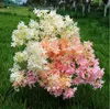 35 inç 90 cm uzunluğunda yapay kiraz çiçeği çok renkli çok renkli isteğe bağlı kalın leylak düğün dekorasyonu Sakura AF087093981