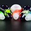 100PCS Tubi a cucchiaio luminoso Glow In Dark Tubi a mano Scorpion Pipa da fumo Bruciatori a nafta Tubo spesso per erbe secche GID10