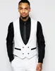 2018 Nouvelle Arrivée Sur Mesure Rouge Marié Tuxedos Peak Revers Garçons D'honneur Meilleur Homme Costume Hommes Costumes De Mariage Costume De Fête De Bal (Veste + Pantalon + Gilet + Cravate)