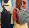 2018 Bilgisayar omuz çantası Açık spor seyahat sırt çantası Schoolbag Sırt Çantası Tuval Saf renk Erkekler ve kadınlar Okul Çantaları Çanta 20-35L A801
