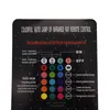 1 paio resistente al calore ultra luminoso T10 6 Led 5050 RGB luce multi colore impermeabile luci a cuneo per auto DC 12V