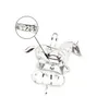Стерлингового серебра 925 выбрать Жемчужная клетка лошадь работает медальон кулон ожерелье бутик Леди подарок K979