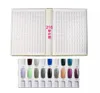 Newest 216 Colors Nail Gel Polish Display Book Nail Practice Chart Natural Nail Art Salon set6585017