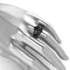 Vecalon Nuevo anillo Claddagh con piedra de nacimiento negra para mujer 5A Zircon Cz Anillo de boda con relleno de oro negro Conjuntos nupciales para mujeres 183f
