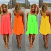 Neue Mode Sexy Casual Kleider Frauen Sommer Sleeveless Abend Party Strand Kleid Kurze Chiffon Minikleid Boho Womens Kleidung Kleidung Kleidung