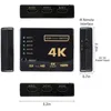 고품질 HDMI 오디오 비디오 스위처 4K 5 컷 1 아웃 HDMI 분배기 HD 변환 스위치 HDMI 분배기 오디오 커넥터 YS-278