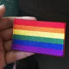 Gay orgulho bandeira lésbica bordado ferro crista crista para roupas roupas de beisebol boné