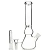 Cheap Straight Tube Glass Bong Diffused Downstem Perc Percolator Bongs Dab Oil Rigs Clear Water Pipe 18.8mm Female Joint WP304