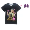 Estate Jojo Siwa Neonate T-Shirt Carino Stampato Pantaloncini Manica Bambini Bobo Choses T-Shirt Con Capelli Archi Bambini Sport Vestiti Top C3916