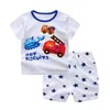 Baby-kleidung Sommer 2018 Neugeborenes Baby Jungen Kleidung Set Baumwolle Baby Kleidung Anzug (Shirt + Pants) Plaid Infant Kleidung Set
