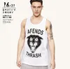 Men Printing Undershirts 2017 Summer Tops Sleeveless Vest TOP Undershirt Casual Fitness Mens Casual Cotton Print Bodybuilding