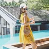Hot Spring Bathing Suits Cover Waist Slim Fashionable Sports Style Women Dress Gold Swimwear Swim Suit