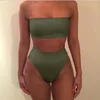 2018 Kadınlar Mayo Bodysuit Yüzme Suit Bikini Seti Yıkanma Swim Yüksek Bel Thong Beach Mayo Siyah Takımları