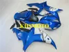 Custom Injection mold Fairing kit for YAMAHA YZFR1 02 03 YZF R1 2002 2003 YZF1000 ABS Blue white Fairings set+Gifts YE21