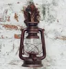 Lantern kerosene lamp, wrought iron chandelier dining-room sitting room bedroom study teahouse creative modern rural lamp