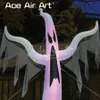 Top Sale Halloween Led Decoration Inflatable Ghost Standing Ghost With Base Fan And Lights By Ace Air Art