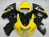 Hot sale faring kit for SUZUKI GSXR600 GSXR750 04 05 K4 aftermarket GSX-R600/750 2004 2005 yellow black fairings set CC73