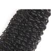 Kinkly Curly brasilianisches Haar, 3/4-teilig, brasilianisches lockiges Echthaar, Güteklasse 9a, unverarbeitetes Echthaar, Bündel, 100 g pro Bündel