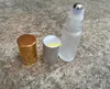 20 pz/lotto Spedizione gratuita 5 ml Rotolo di vetro spesso trasparente vuoto sul contenitore della bottiglia Bottiglie di profumo di profumo di olio essenziale opaco