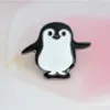 Qihe sieraden broches pins pinguïn panda dier broches rugzak hoed kraag badges dier pins pinguïn sieraden