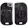 Jingyuqin Flip Folding Remote Key Shell Car Case FOB Cover för Nissan Qashqai Primera Micra Navara Almerera Note Sunny 2 Buttons2368