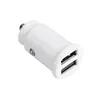 Mini Billaddare 4.8A Fast Laddare 3.1a Dual USB-adapterladdare med LED-lampa för IP-smartphones