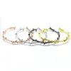 Bracele femmes épines filaires menottes ouvertes pulsera titanium acier pulseras mujer bracelet géométrique bijoux barbelé13907868