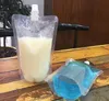 Taşınabilir Stand-up Plastik İçecek Paketleme Çantası Suyu Süt Kahve İçecek Için Balkabası Kılıfı Sıvı Paketleme Çantası İçecek Kılıfı