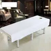 طاولة القطن طاولة القماش غطاء سرير قطعة سرير الجمال صالون سرير سبا ورقة مع حفرة الوجه نقي اللون ZK30227K