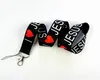 50 pcs I Love JESUS Man Women ID Holder Jesuslord Christ Key chains Cell TelePhone Neck Strap Squishy LANYARDS With Clip5551000