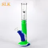 Recycler tall breaker silicone bongs bubbler hookah shisha 14.4 mm glass accessories kit oil burner water pipe high-end