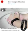 ID115 Smart Wristband Bracciale Braccialetto Fitness Fitness Rate Fitness Tracker Step Counter Activity Monitor Band Bandiera impermeabile per iPhone ios Android