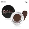 Imagic Professional Eybrow Enhancers Cream 6 색상 높은 눈썹 색조 메이크업 브로우 브러시 도구와 갈색 눈썹