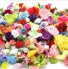 Lucia artisanat 50 g/lot, environ 35 pièces couleur mélangée aléatoire taille tête de fleur artificielle fête de mariage bricolage décoration fournitures 027017072